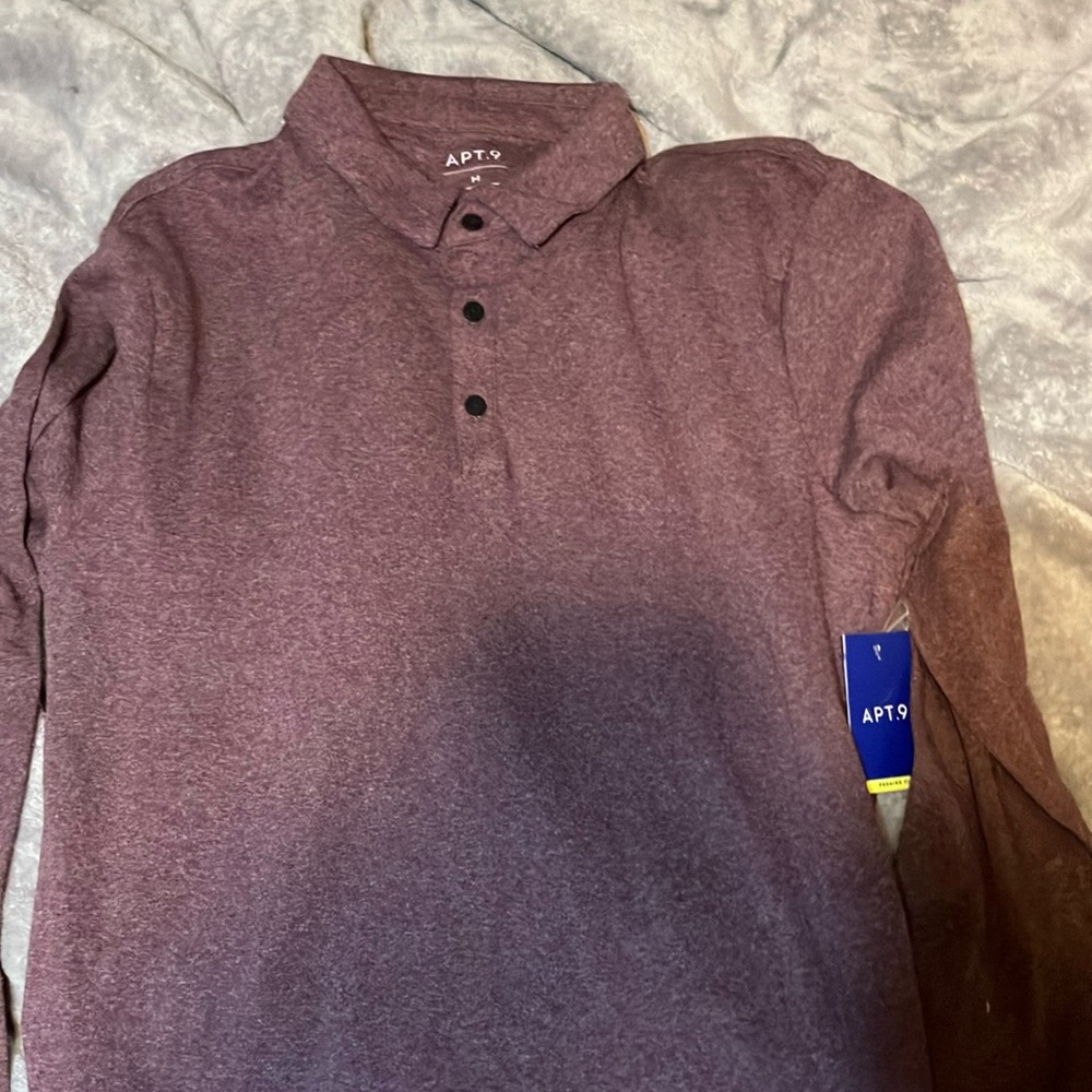 New Apt.9 Longsleeve polo